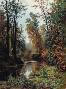 ウッズ Painting - パブロフスクの公園 1889 古典的な風景 イワン・イワノビッチの木々